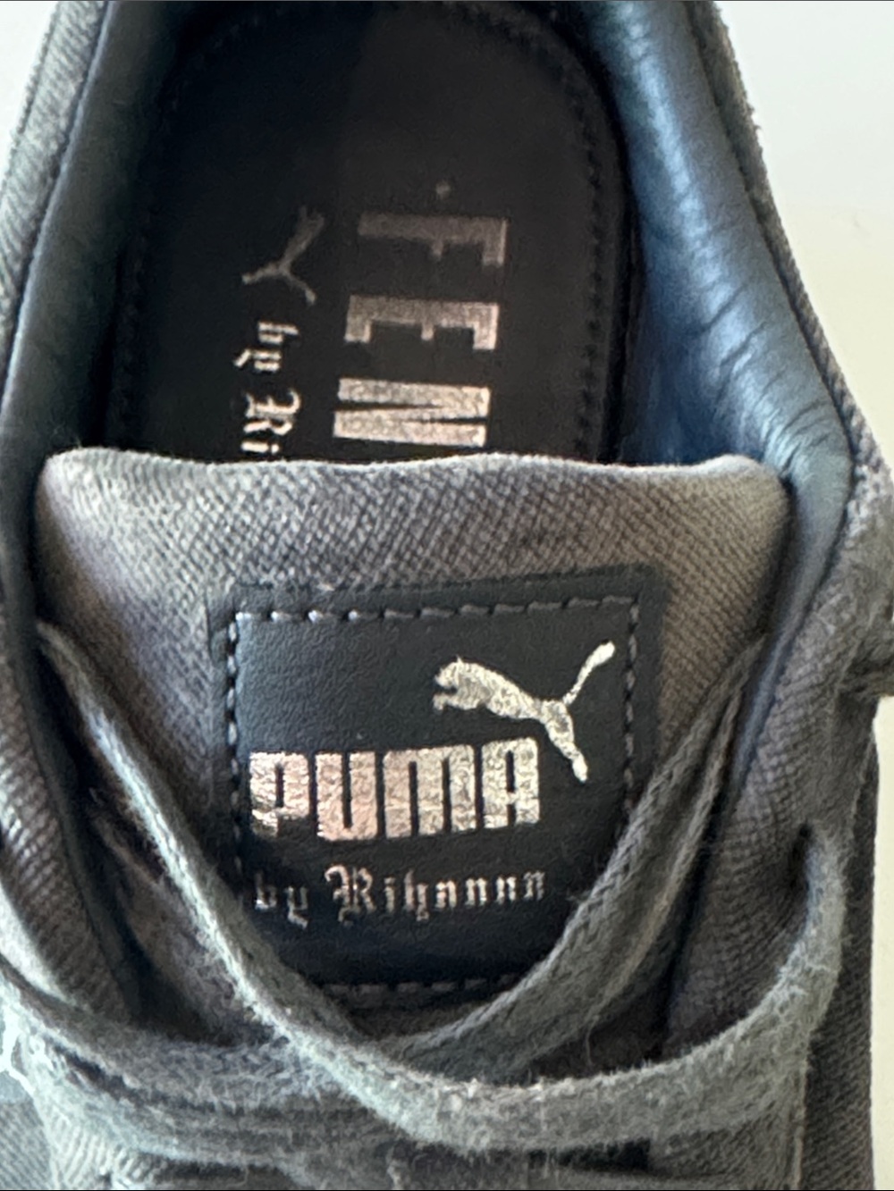 Puma x Fenty by Rihanna Creeper Velvet Glacier Gray Size 7 (EU 37.5) - Picture 10 of 14